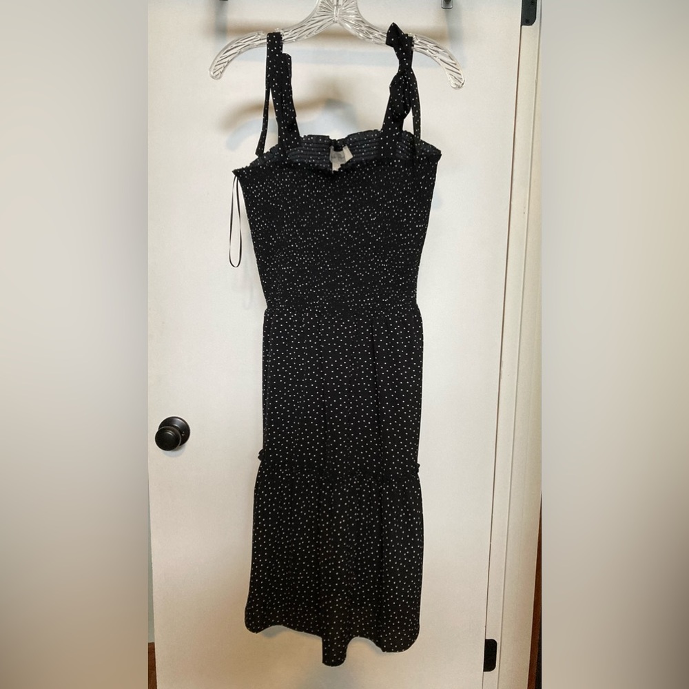 Charlie Paige Polka Dot Spaghetti Strap Dress
